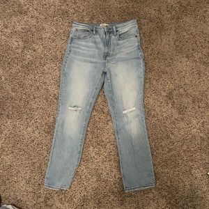 Madewell Crop Boyfriend Jeans